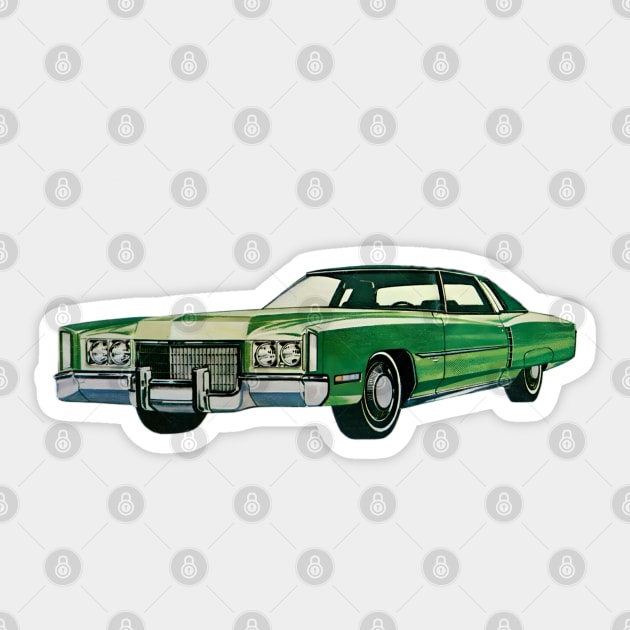 Cadillac Eldorado Sticker by CarTeeExclusives